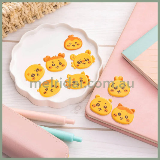 CHIIKAWA | Bakery Puffy Flake Stickers 18 pieces (Little Bread)