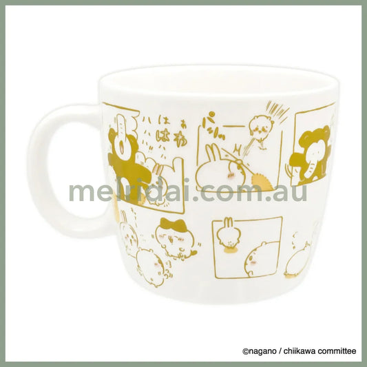 CHIIKAWA | Ceremic Mug Dishwasher Safe 136×H90mm (Usagi - Uya-Hah!!)