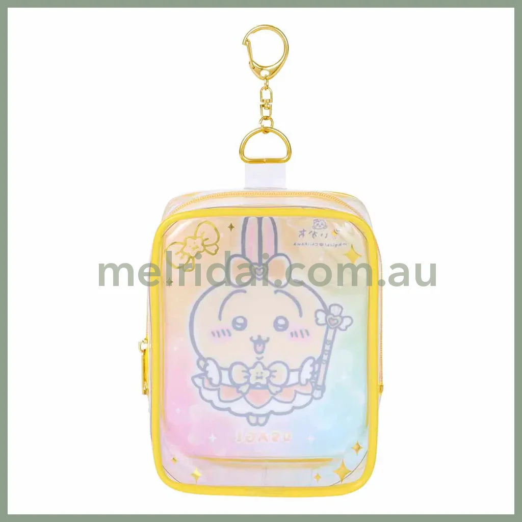 Chiikawa | Clear Pouch H135×W105×D75Mm 吉伊卡哇 痛包挂件/玩偶收纳包(超魔法少女系列)