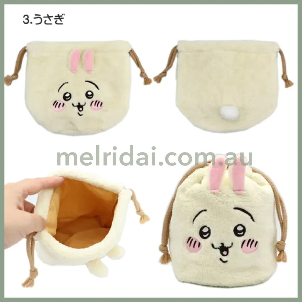 Chiikawa | Face Drawstring H160×W160×D10Mm / Usagi