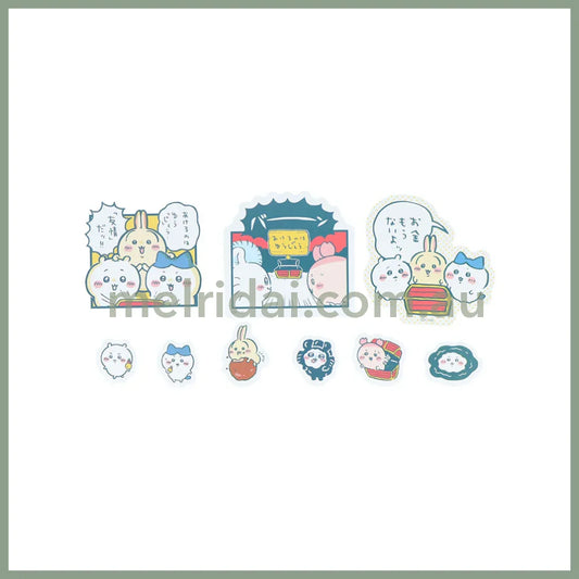 CHIIKAWA | Flake Sticker Seal 18pcs (River Comic Scene Treasure)