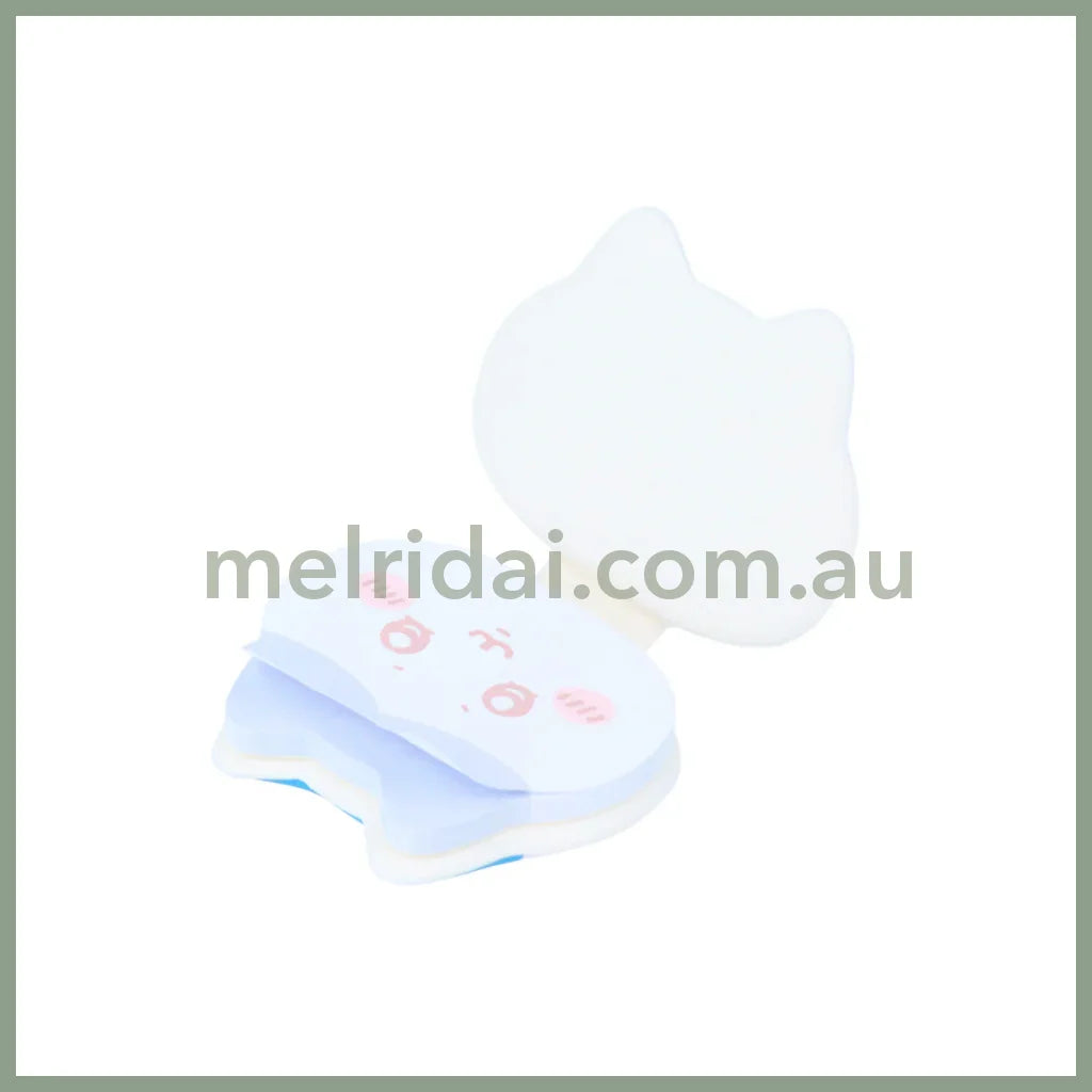Chiikawa | Fuwa Sticky Notes H60×W70×D25Mm 40Pcs Hachiware 八字喵/小八/小蓝