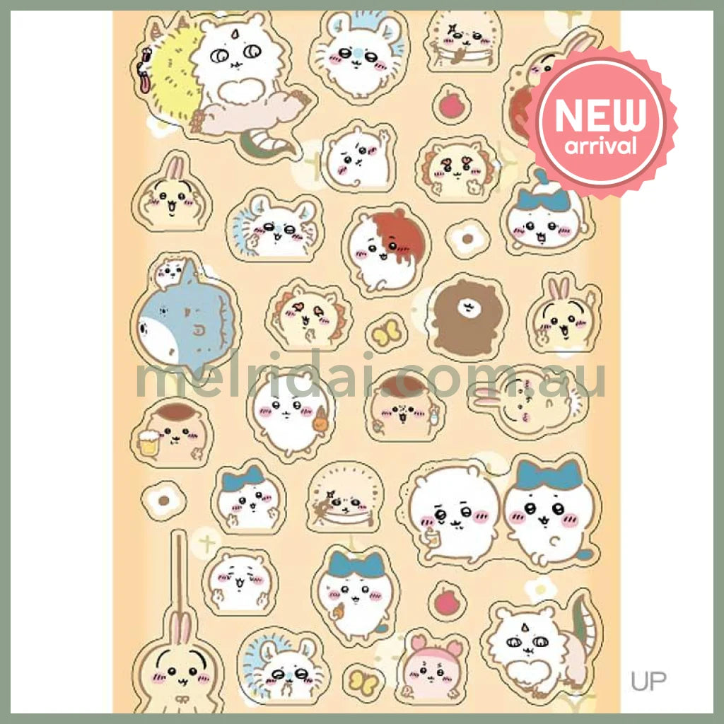 CHIIKAWA | Gold Clear Sticker 175×W90mm (Peace)