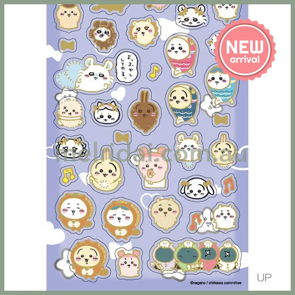 CHIIKAWA | Gold Clear Sticker 175×W90mm (Ribbon)