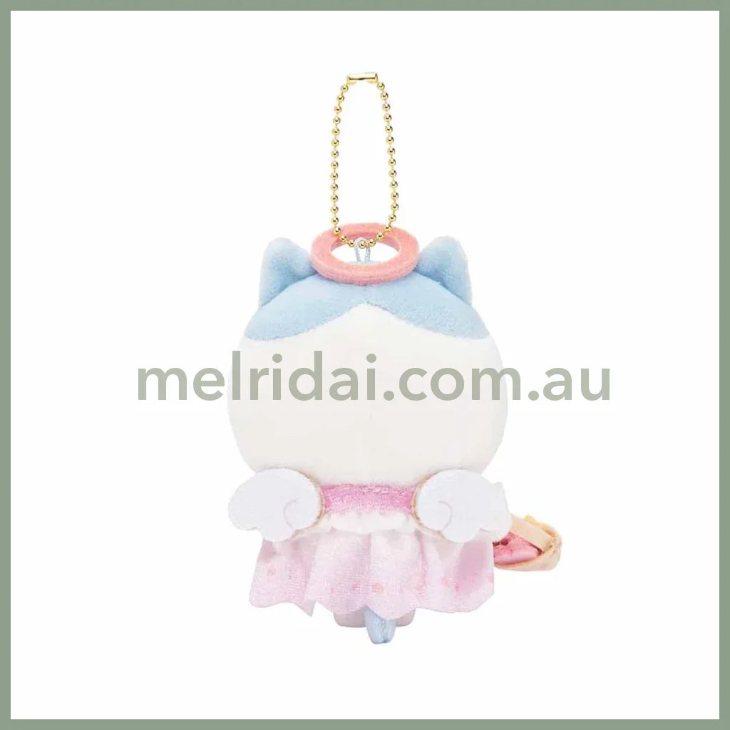CHIIKAWA | Hachiware Mascot Holder Plush Keychain Bag Charm 120×115×80mm (Angel ♡ Demon)