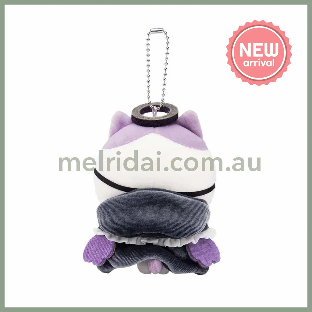 CHIIKAWA | Hachiware Mascot Holder Plush Keychain Bag Charm 120×115×80mm (Angel ♡ Demon)