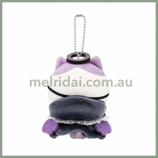 CHIIKAWA | Hachiware Mascot Holder Plush Keychain Bag Charm 120×115×80mm (Angel ♡ Demon)
