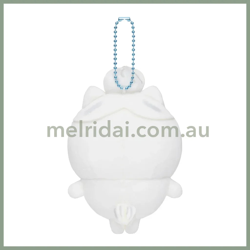 CHIIKAWA | Hachiware Mascot Holder Plush Keychain Bag Charm 120×85×55mm (Whip Birthday)