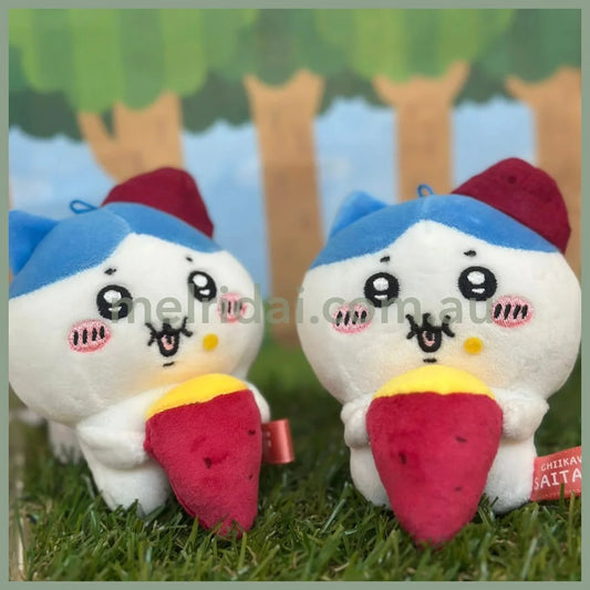 CHIIKAWA | Hachiware Panda Usagi Plush Mascot Holder 10cm (Sweet Potato)