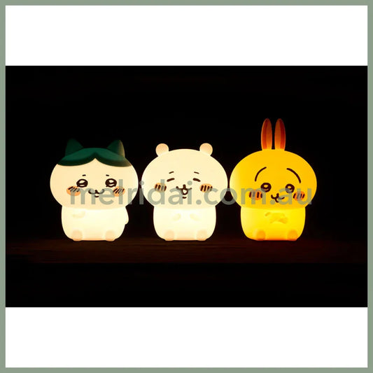 Chiikawa | Hachiware Room Light H175×W127×D103Mm 吉伊卡哇 小八小夜灯 Usb充电/四个光段可调节/满电使用5H