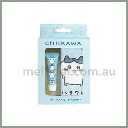 Chiikawa | Hand Soap 12G & Mini Towel 160 X 160Mm + Hachiware //