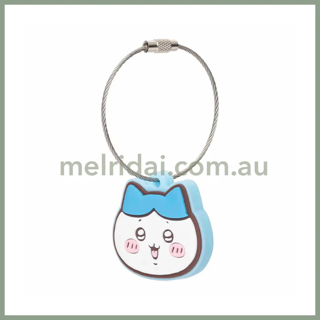 Chiikawa | Keychain H41.5 X W45Mm D8Mm 吉伊卡哇 橡胶钥匙圈/钥匙套装饰/钥匙链/挂件 Hachiware 八字喵/小八/小蓝