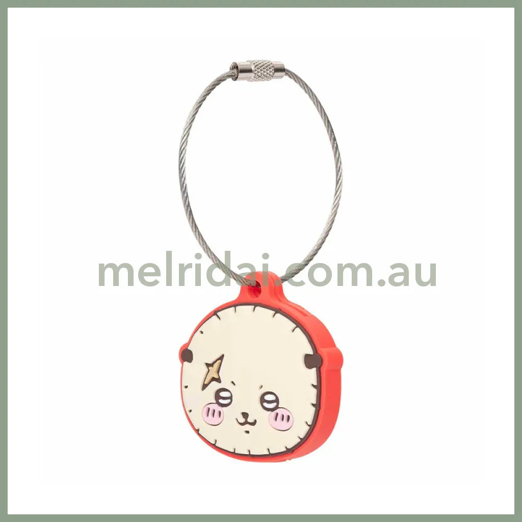 Chiikawa | Keychain H41.5 X W45Mm D8Mm 吉伊卡哇 橡胶钥匙圈/钥匙套装饰/钥匙链/挂件 Rakko 獭师