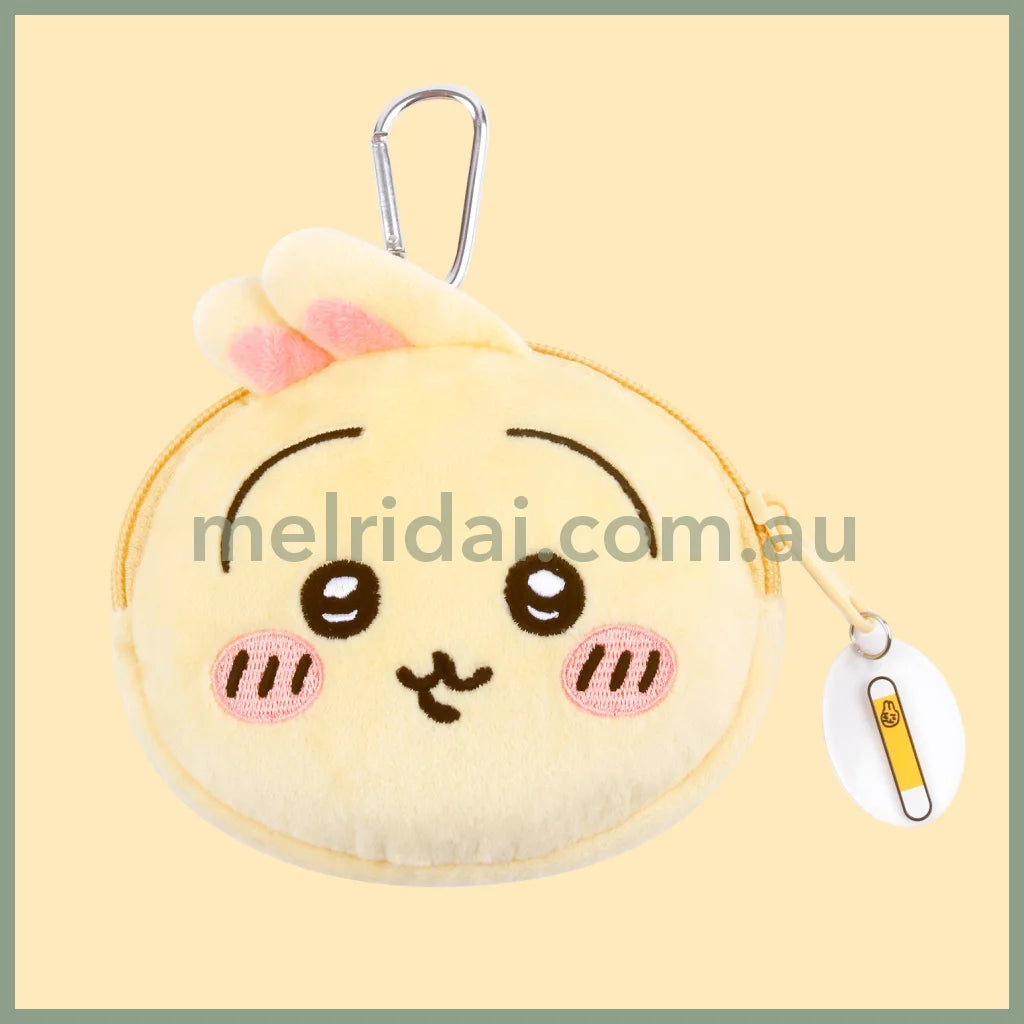 Chiikawa | Keychain Pass Card Case 吉伊卡哇 毛绒拉链零钱包/背后可放卡/挂件/包挂