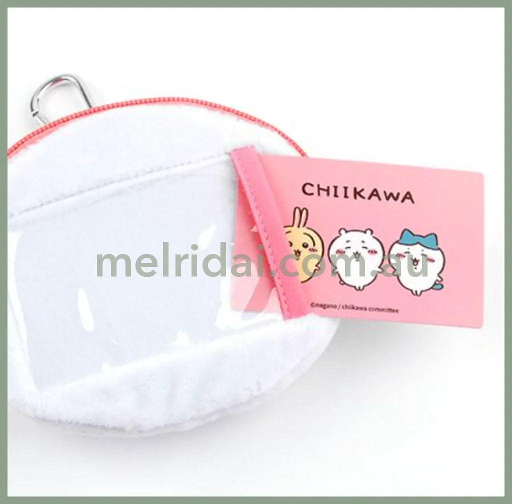 Chiikawa | Keychain Pass Card Case 吉伊卡哇 毛绒拉链零钱包/背后可放卡/挂件/包挂