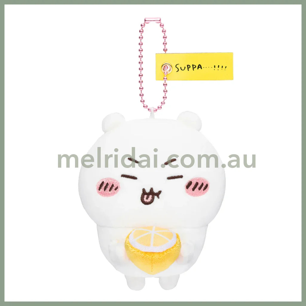 Chiikawa | Plush Mascot Holder Keychain H110×W85×D80Mm (Suppa・・・・・!!!!) Chiikawa吉伊/小白