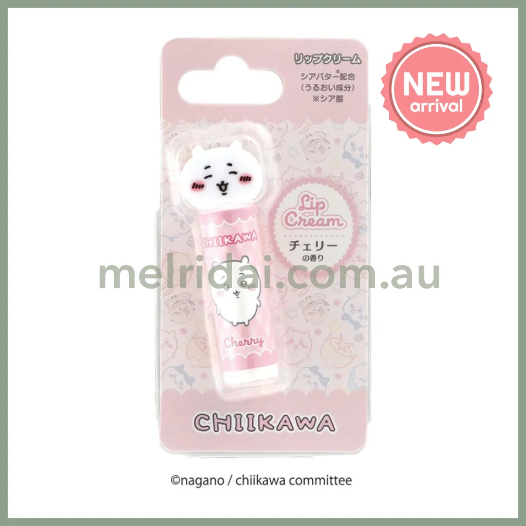 CHIIKAWA | Chiikawa Lip Cream Lip Balm with Mascot 4g (Cherry Flavour)