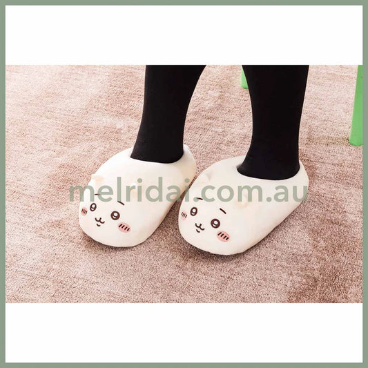 Chiikawa | Marshmallow Room Slipper 22~24Cm (Chiikawa) 吉伊卡哇 小白吉伊 家居棉花糖拖鞋/室内拖鞋