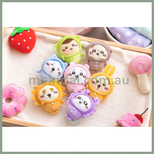 Chiikawa | Mascot Holder Keychain H110×W95×D70Mm (Pajama) 吉伊卡哇 玩偶挂件/包挂/钥匙链(睡衣派对)
