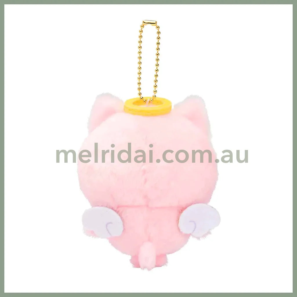 Chiikawa | Mascot Holder Keychain H120×W85×D60Mm (Hachiware) 吉伊卡哇 善恶系列毛绒玩偶挂件/包挂/钥匙链 天使与恶魔 (小八)