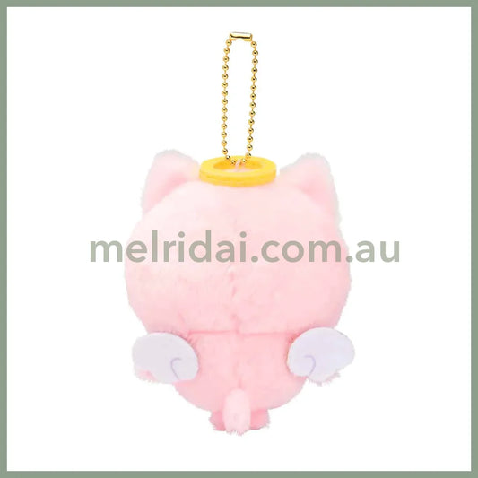 Chiikawa | Mascot Holder Keychain H120×W85×D60Mm (Hachiware) 吉伊卡哇 善恶系列毛绒玩偶挂件/包挂/钥匙链 天使与恶魔 (小八)