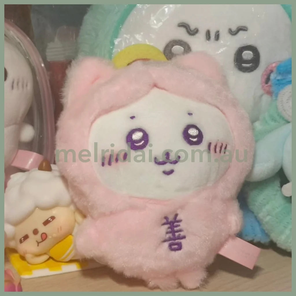 Chiikawa | Mascot Holder Keychain H120×W85×D60Mm (Hachiware) 吉伊卡哇 善恶系列毛绒玩偶挂件/包挂/钥匙链 天使与恶魔 (小八)