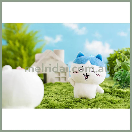 Chiikawa | Mascot Holder Plush Keychain (Hachiware) H110×W90×D55Mm 吉伊卡哇 玩偶挂件/包挂/钥匙链(中分小八)