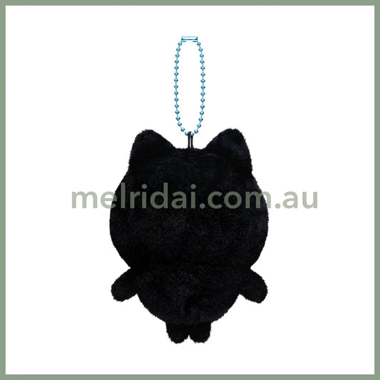 Chiikawa | Mascot Holder Plush Keychain Hachiware H120×W85×D75Mm (Black Cat)