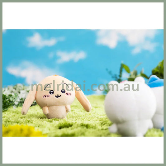 Chiikawa | Mascot Holder Plush Keychain (Usagi) H105×W140×D60Mm 吉伊卡哇 玩偶挂件/包挂/钥匙链(垂耳兔乌萨奇)