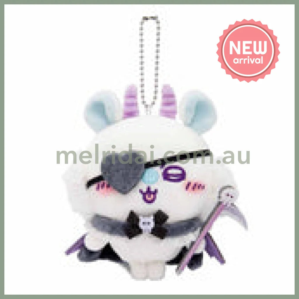 CHIIKAWA | Momonga Mascot Holder Plush Keychain Bag Charm 120×115×80mm (Angel ♡ Demon)