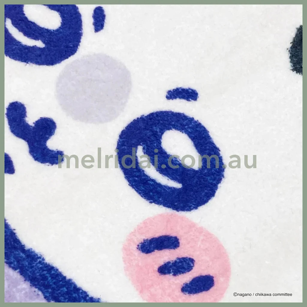 CHIIKAWA | Momonga Ribbon Die-cut Fluffy Floor Mat H330×W400×D5mm