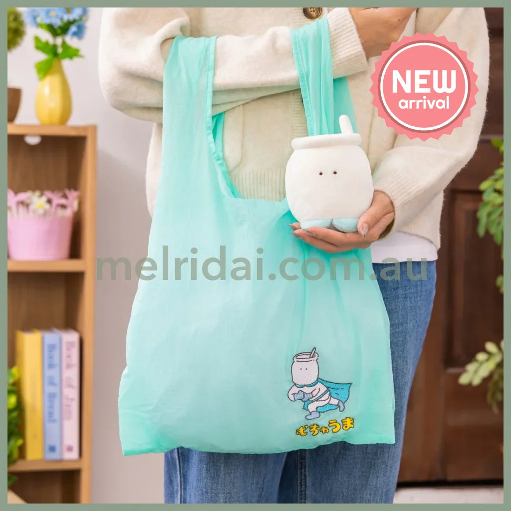 CHIIKAWA | Muchauman Eco Shopping Bag & Mascot Pouch & Bag Charm (100×135×55mm & 520×320mm)
