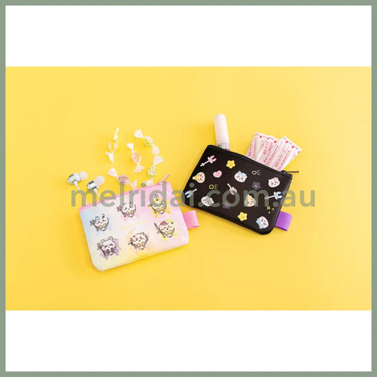 Chiikawa | Pouch Set Of Two H85×W125×D10Mm 吉伊卡哇 拉链零钱包/收纳袋/平口袋 组合两个入(超魔法少女系列)