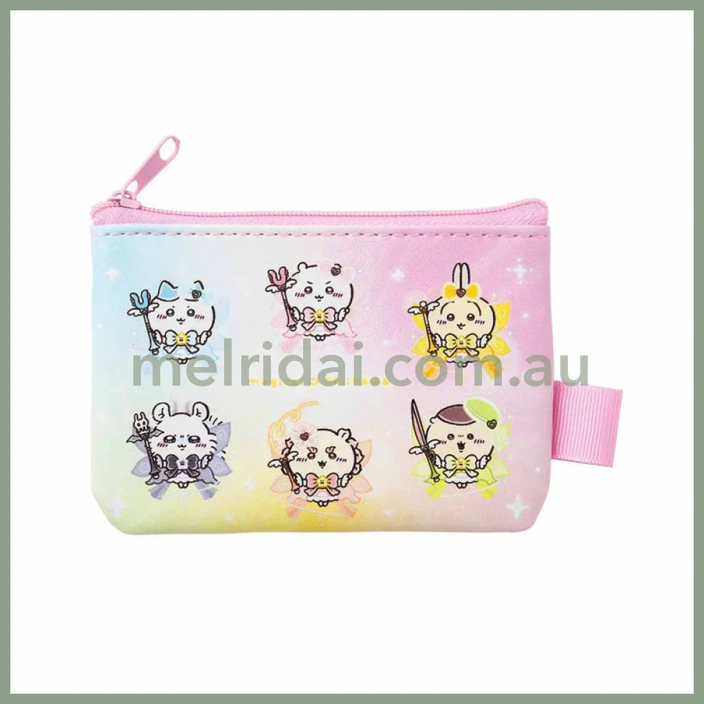 Chiikawa | Pouch Set Of Two H85×W125×D10Mm 吉伊卡哇 拉链零钱包/收纳袋/平口袋 组合两个入(超魔法少女系列)