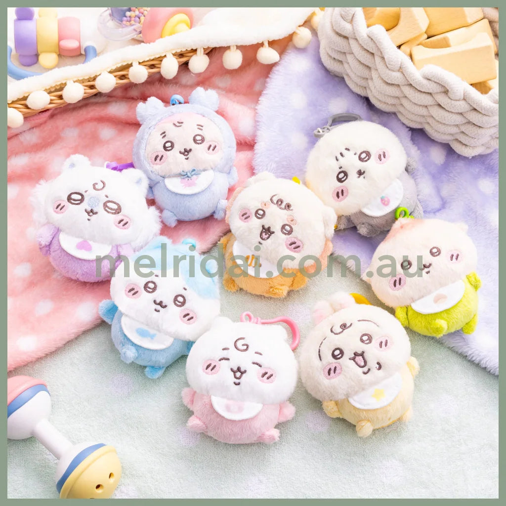 CHIIKAWA | Rakko Mascot Holder Plush Keychain Bag Charm 100×90×50mm (Chiikawa Baby)