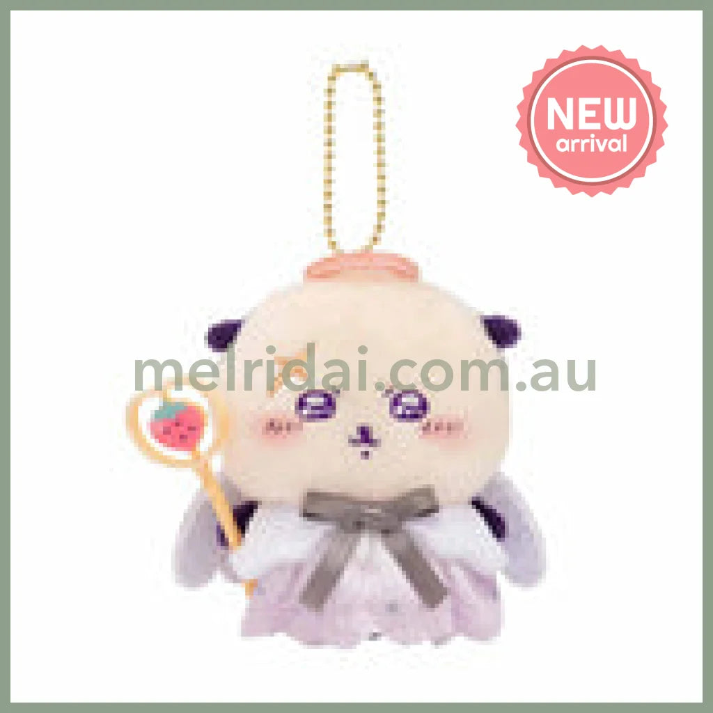 CHIIKAWA | Rakko Mascot Holder Plush Keychain Bag Charm 120×115×80mm (Angel ♡ Demon)