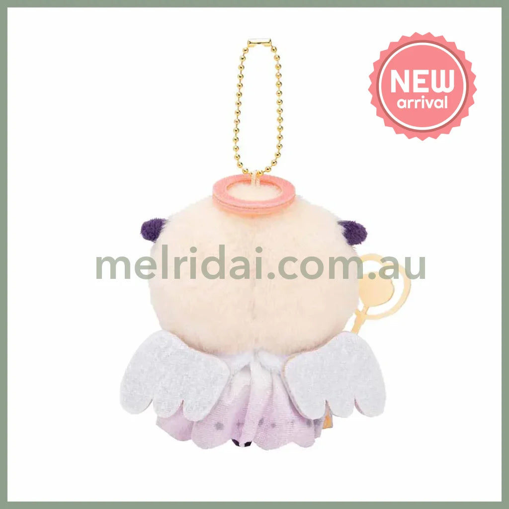 CHIIKAWA | Rakko Mascot Holder Plush Keychain Bag Charm 120×115×80mm (Angel ♡ Demon)
