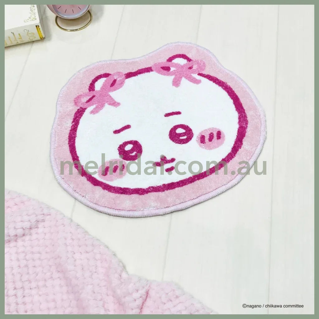 CHIIKAWA | Chiikawa Ribbon Die-cut Fluffy Floor Mat H330×W400×D5mm