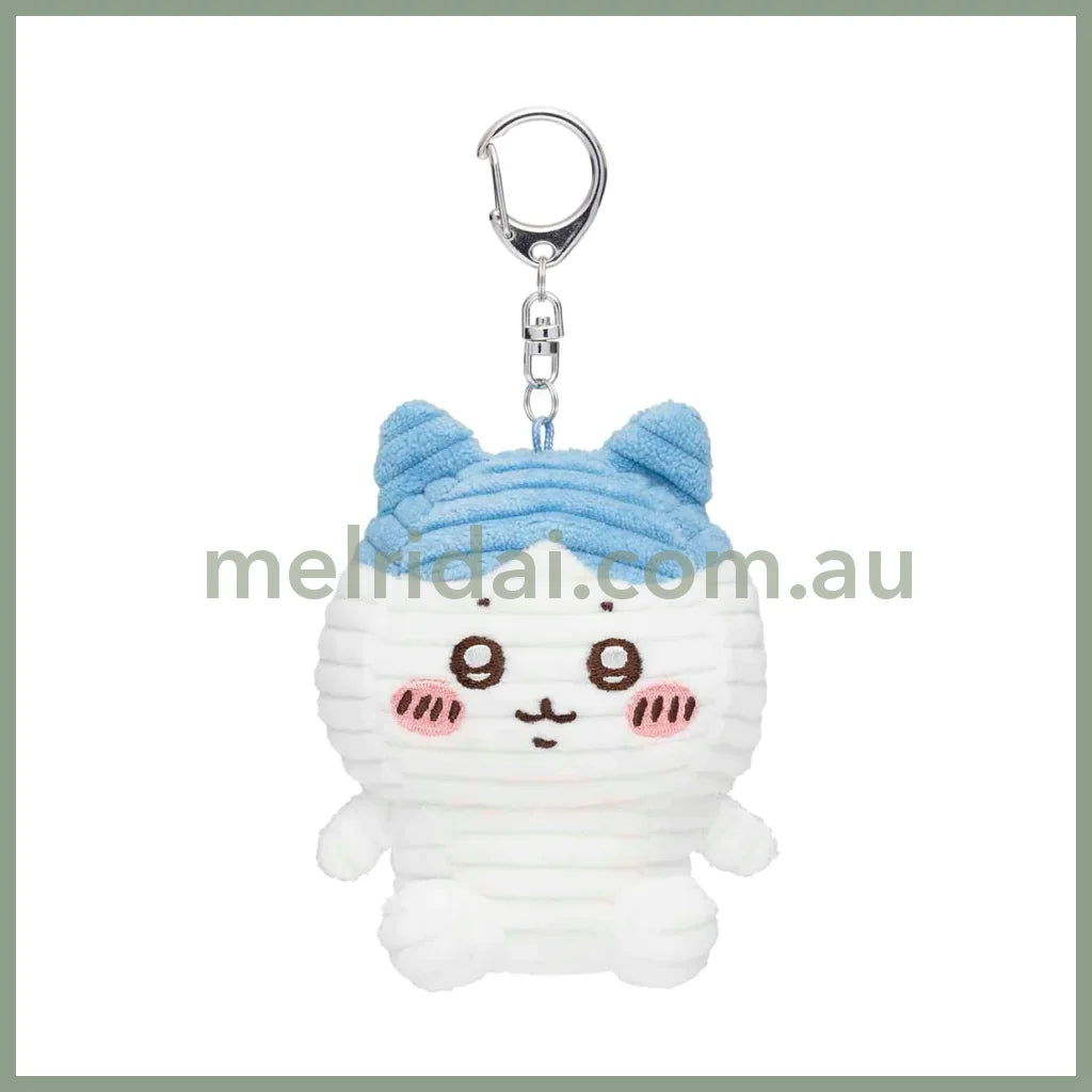Chiikawa | Shima Mascot Holder Keychain H100×W80×D70Mm 吉伊卡哇 轮胎米其林系列 玩偶挂件/包挂/钥匙链 Hachiware 八字喵/小八/小蓝