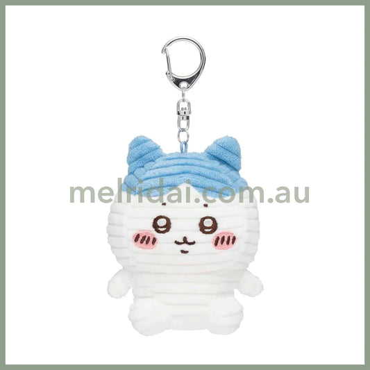 Chiikawa | Shima Mascot Holder Keychain H100×W80×D70Mm 吉伊卡哇 轮胎米其林系列 玩偶挂件/包挂/钥匙链 Hachiware 八字喵/小八/小蓝