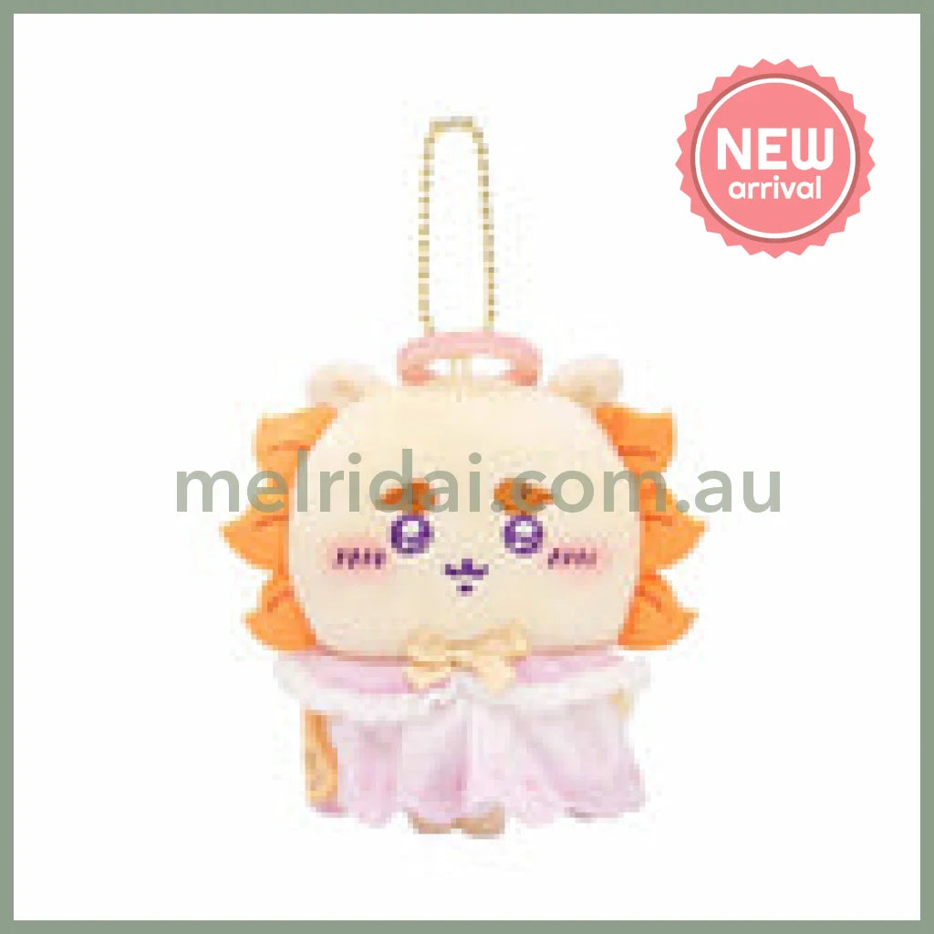 CHIIKAWA | Shisa Mascot Holder Plush Keychain Bag Charm 120×115×80mm (Angel ♡ Demon)
