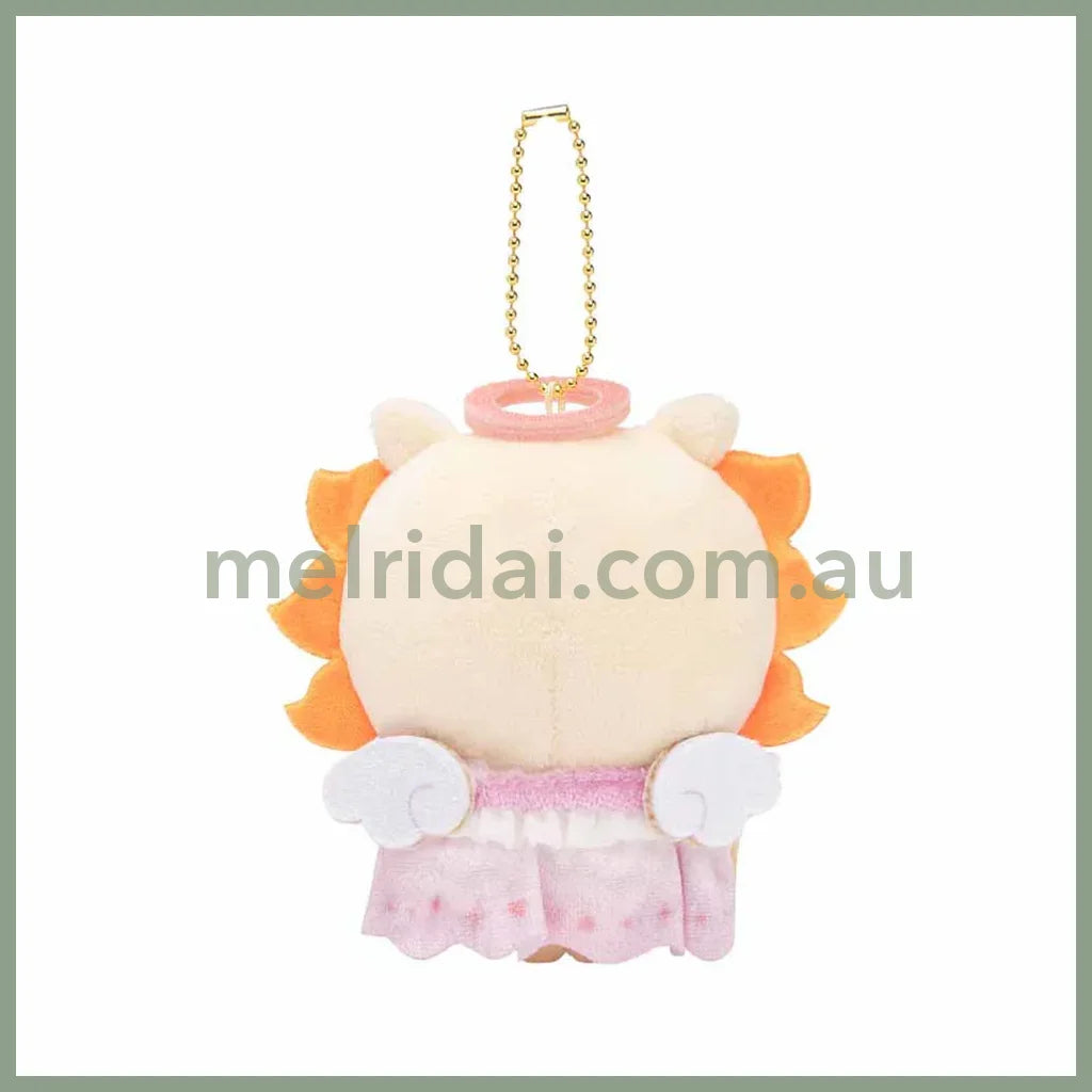 CHIIKAWA | Shisa Mascot Holder Plush Keychain Bag Charm 120×115×80mm (Angel ♡ Demon)