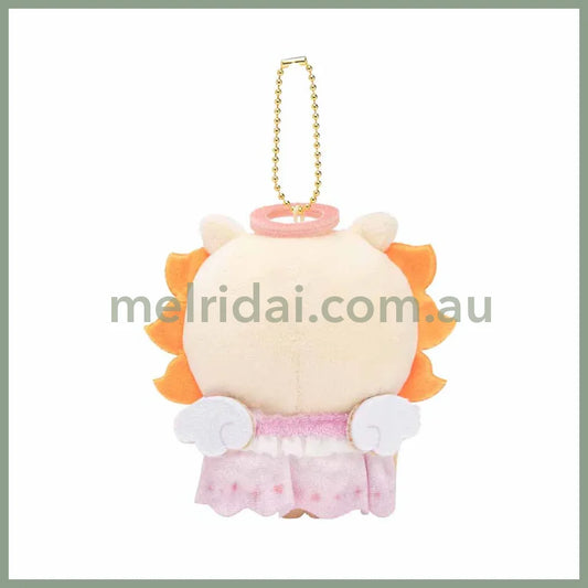 CHIIKAWA | Shisa Mascot Holder Plush Keychain Bag Charm 120×115×80mm (Angel ♡ Demon)
