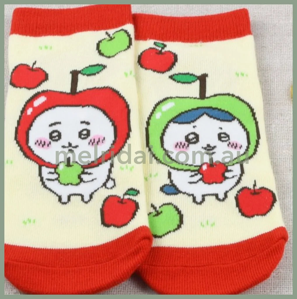 Chiikawa | Socks 22-25Cm 吉伊卡哇 地域限定 短袜 信州 苹果