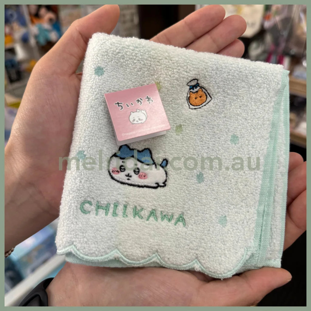CHIIKAWA | Towel Handkerchief Cotton 100% H250×W250mm (Dot)