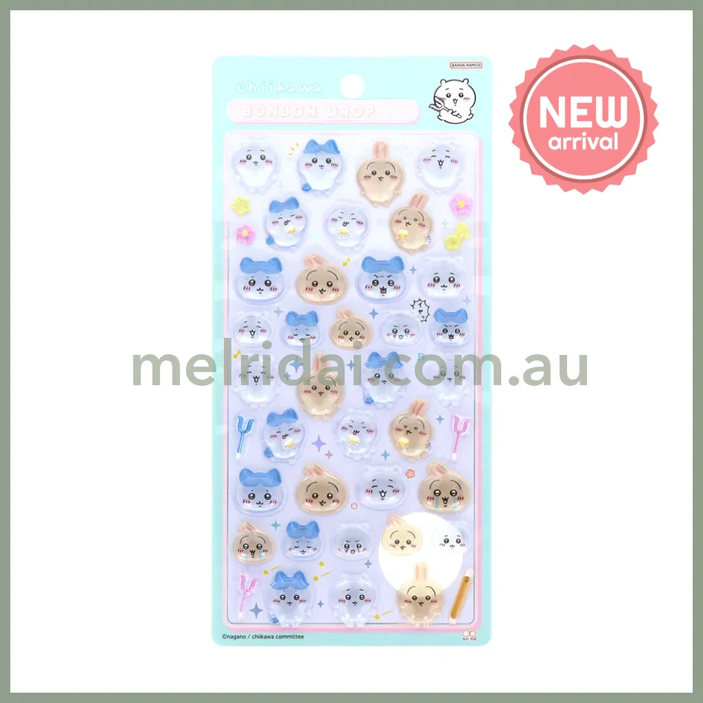 CHIIKAWA | Usagi & Chiikawa & Hachiware Bonbon Drop Seal 3D Sticker 200×95×7mm