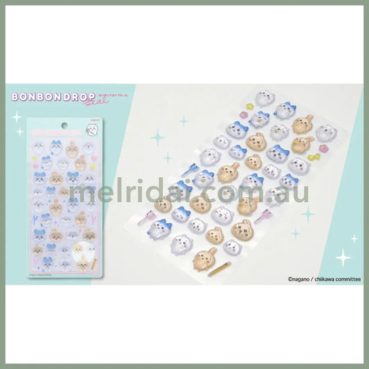 CHIIKAWA | Usagi & Chiikawa & Hachiware Bonbon Drop Seal 3D Sticker 200×95×7mm