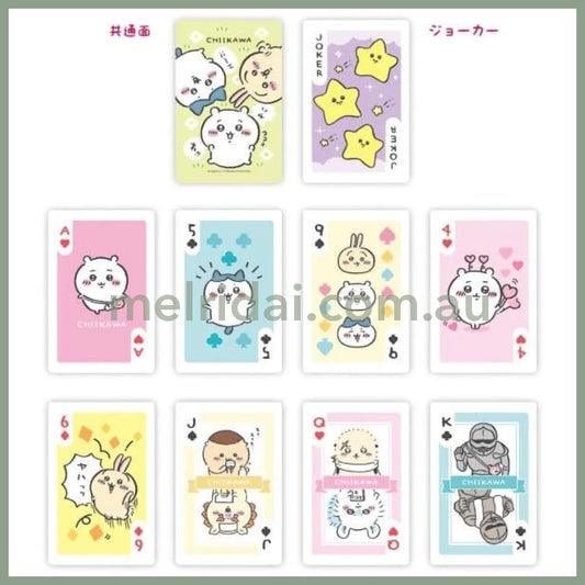 Chiikawa | Chiikawa Usagi Hachiware Playing Cards Games 54 Playing Cards + 2 Spare