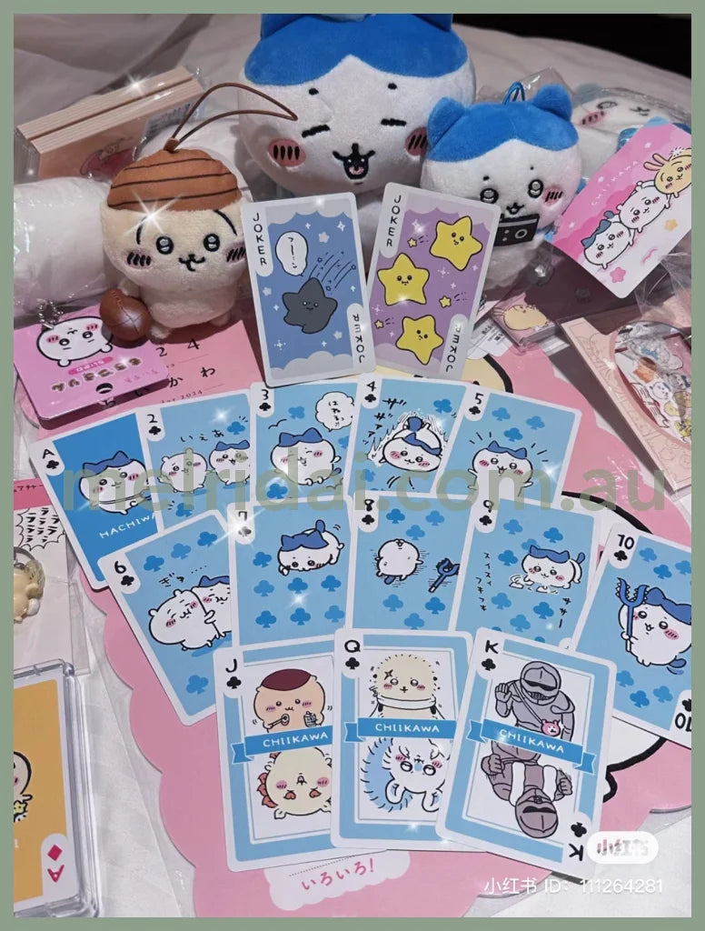 Chiikawa | Chiikawa Usagi Hachiware Playing Cards Games 54 Playing Cards + 2 Spare