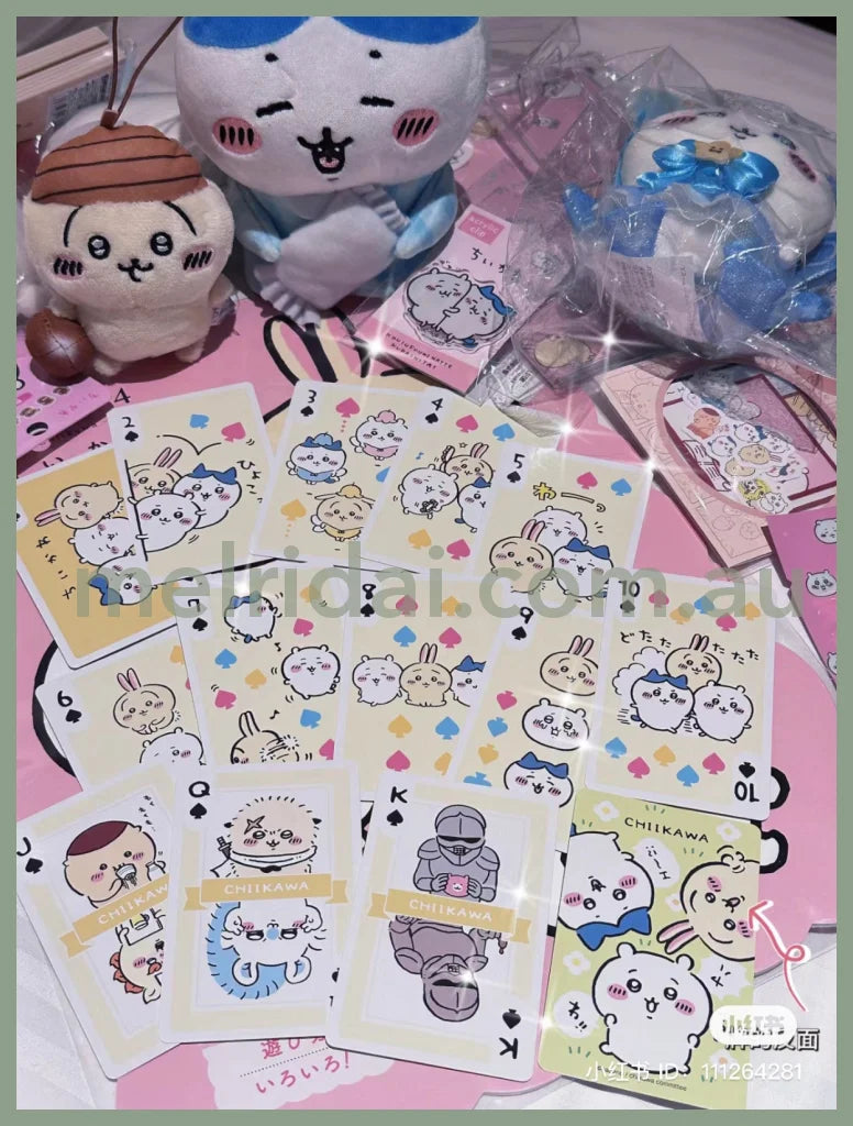Chiikawa | Chiikawa Usagi Hachiware Playing Cards Games 54 Playing Cards + 2 Spare
